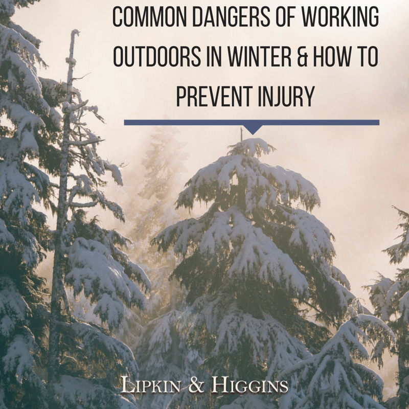 Common Dangers of Working Outdoors in Winter